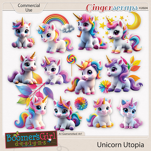 Unicorn Utopia by BoomersGirl Designs