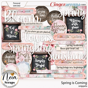 Spring is Coming - Snippets - by Neia Scraps