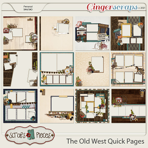 The Old West Quick Pages by Scraps N Pieces