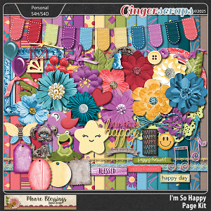 I Am So Happy Page Kit by Moore Blessings Digital Design