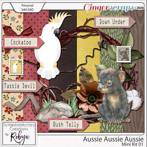 Aussie Aussie Aussie Mini Kit 01 by Scrapbookcrazy Creations