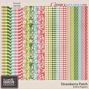 Strawberry Patch Extra Papers by Aimee Harrison