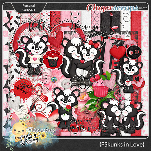 Skunks in Love Combo Pack