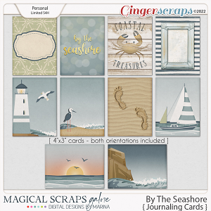 By the Seashore (journaling cards)