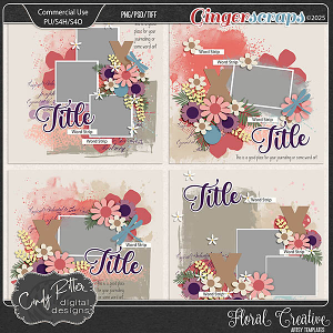 Floral Creative [Artsy Templates] by Cindy Ritter