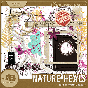 Nature Heals Misc & Journal Bits by JB Studio