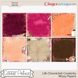 Life Chronicled: Creativity - Messy Papers by Connie Prince