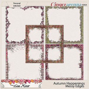 Autumn Happenings Messy Edges from Designs by Lisa Minor