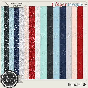 Bundle Up 12x12 Glitter Papers