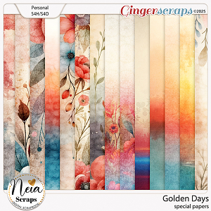 Golden Days - Special Papers - by Neia Scraps