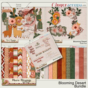 Blooming Desert Mini-Kit by Moore Blessings Digital Design 