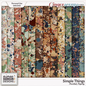 Simple Things Painted Papers by Aimee Harrison Simple Things Painted Papers by Aimee Harrison