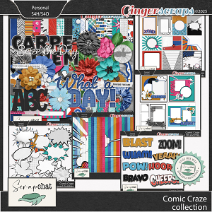 Comic Craze Collection by ScrapChat Designs