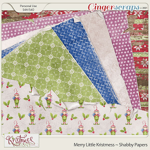 Merry Little Kristmess Shabby Papers