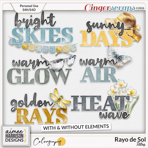 Rayo de Sol Titles by Aimee Harrison