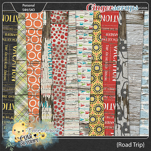 Road Trip Wood Papers