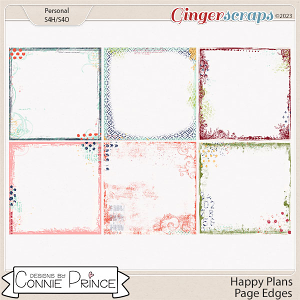 Happy Plans - Page Edges by Connie Prince