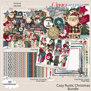 Cozy Rustic Christmas Bundle-by Adrienne Skelton Designs