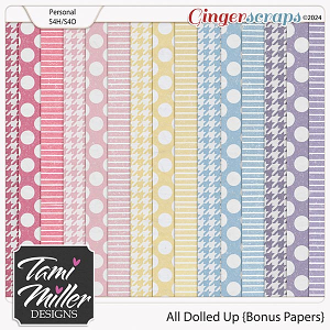 All Dolled Up Bonus Papers by Tami Miller Designs