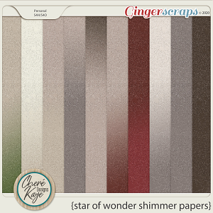 Star of Wonder Shimmer Papers by Chere Kaye Designs