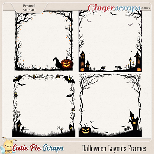 Halloween Layouts Frames 06 Halloween Layouts Frames 06