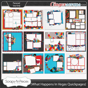 What Happens in Vegas Quickpages by Scraps N Pieces 