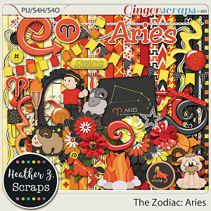 The Zodiac: Aries KIT by Heather Z Scraps