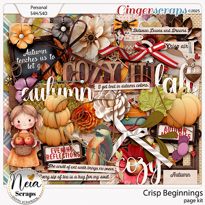 Crisp Beginnings - Page Kit - by Neia Scraps