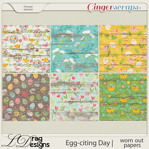 Egg-citing Day:Worn Out Papers by LDragDesigns