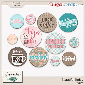 Beautiful Today Flairs by ScrapChat Designs Beautiful Today Flairs by ScrapChat Designs