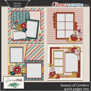 Season of Comfort Quick Pages One by ScrapChat Designs
