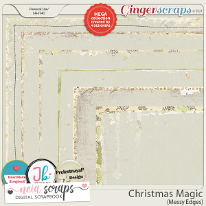 Christmas Magic - Messy Edges by Neia Scraps, JB Studio, HeartMade Scrapbook and PrelestnayaP Designs