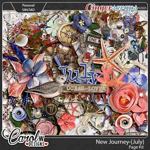 New Journey-{July}-Page Kit