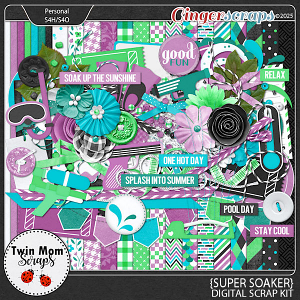 Super Soaker - KIT by Twin Mom Scraps