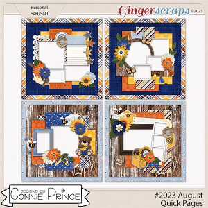 #2023 August - Quick Pages by Connie Prince