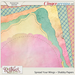 Spread Your Wings Shabby Papers
