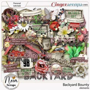 Backyard Bounty - Elements - by Neia Scraps