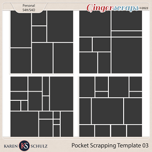 Pocket Scrapping Templates 03 by Karen Schulz