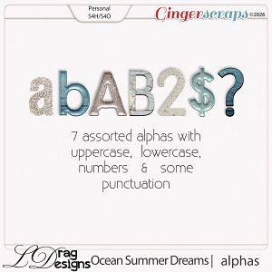 Ocean Summer Dreams: Alphas by LDragDesigns