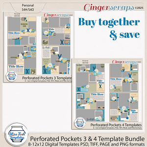 Perforated Pockets 3-4 Bundle by Miss Fish