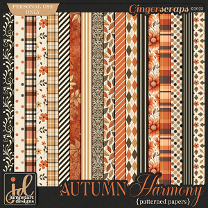 Autumn Harmony {Patterned Papers}