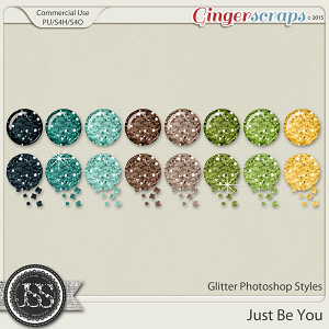 Just Be You Glitter Photoshop Styles
