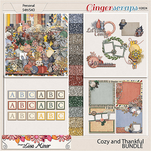 Cozy and Thankful BUNDLE from Designs by Lisa Minor