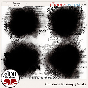 Christmas Blessings Masks