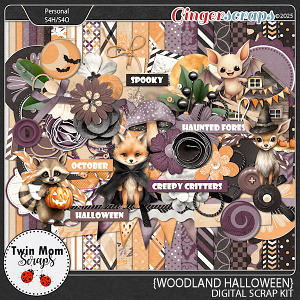 Woodland Halloween - KIT by Twin Mom Scraps