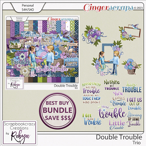 Double Trouble Trio by Scrapbookcrazy Creations