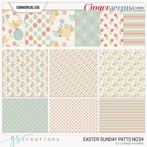 Easter Sunday Patts34 (CU) by GS Creations