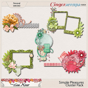Simple Pleasures Cluster Pack from Designs by Lisa Minor