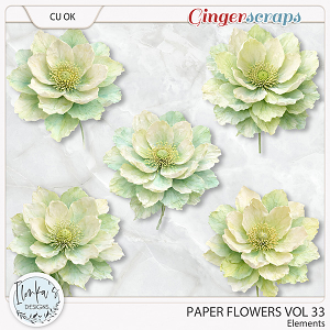 CU Paper Flowers Vol 33 by Ilonka's Designs