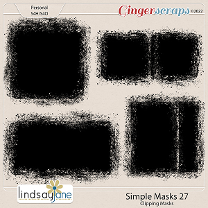 Simple Masks 27 by Lindsay Jane